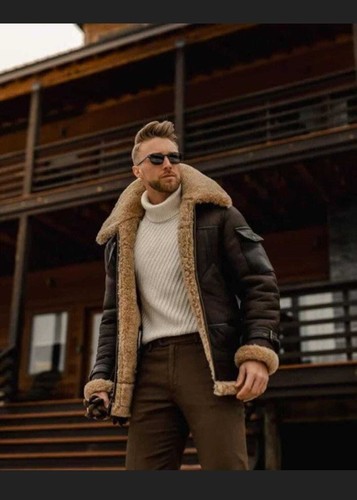 Giacca pelle uomo - uomo, b3