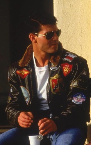 Top gun giacca pelle - top, uomo