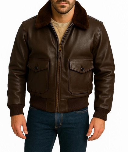 Giacca uomo vera - pelle, di